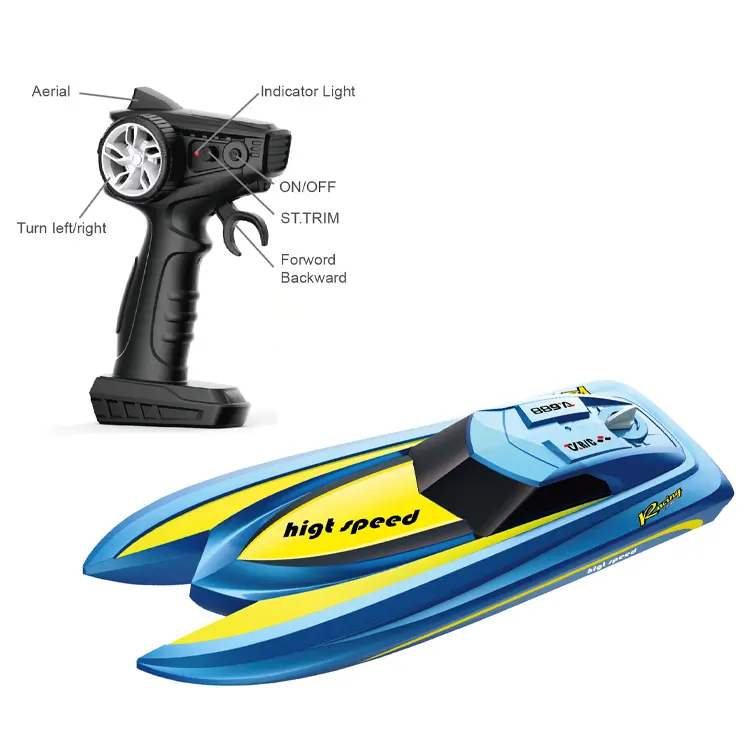 JACKOTOYS High Speed Rc Ship Toys Remote Control Speedboat rc boat