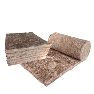 Couverture isolante en fibre de verre KALAX avec revêtement en feuille d'aluminium, rouleau de fibre de verre pour immeuble de bureaux, haute densité 48 kg/m³ - Product Image 1