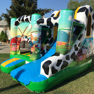 Castillo inflable con tobogán, combo de brincolín inflable con forma de dragón, casa de brinco comercial. - Product Image 2