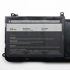 Batería Recargable para Portátil 9NJM1 para Dell <span class=keywords><strong>ALW</strong></span> 15 17 R3 R4 R5 01D82 0546FF P69F 0HF250 44T2R MG2YH 15.2V 3950mAh 4 Celdas - Product Image 2