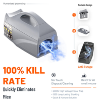 Piège à souris électrique intelligent Tuya WiFi en stock, 6000V, tueur de rongeurs, notification par application, réutilisable, facile à nettoyer, lutte antiparasitaire intérieure