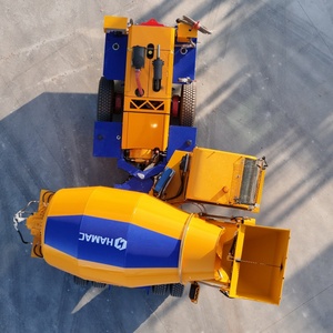Camion malaxeur à béton autochargeur mobile HAMAC 3,5 m³ à déchargement à 270 degrés, idéal pour les projets de ponts autoroutiers - Vente chaude - Product Image 2
