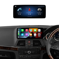 Nouvel Arrivage Écran Multimédia 12,3 pouces Android Auto sans fil CarPlay Radio DVD pour Mercedes-Benz Classe E 10-15 Kits de Cadre de Tableau de Bord RHD