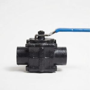 Vanne à boisseau sphérique en acier forgé OEM A105, classe 800, conception en trois parties, filetage NPT, extrémité SW - Product Image 2