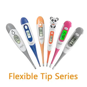 Professional OEM Medical Fever Waterproof Rectal Pet Oral Probe Baby Temperature Clinical Digital Thermometers