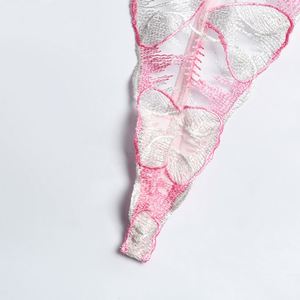 Sujetador y bragas de encaje para <span class=keywords><strong>chicas</strong></span>, lencería Sexy para adolescentes, con foto caliente, a precio de fábrica - Product Image 4