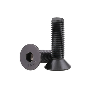 Pernos Allen planos Acero inoxidable Acero al carbono Tornillo de máquina negro personalizado de alta calidad - Product Image 6