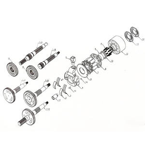 อะไหล่ปั๊มไฮดรอลิก SBS80 SBS120 SBS140 ครบชุด บล็อกกระบอกสูบ แผ่นวาล์ว รองลูกสูบ สำหรับรถตักดิน <span class=keywords><strong>Caterpillar</strong></span> E312B/C/<span class=keywords><strong>D</strong></span> E320C/<span class=keywords><strong>D</strong></span> - Product Image 4