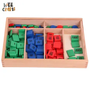 Kids Learning Montessori math manipulatives stamp game teaching aids kids hot selling good quality