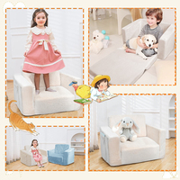 Fauteuils confortables multi-pièces Canapés Soft Kids Cartoon Design pour chambre à coucher, salle de jeux ou salon moderne