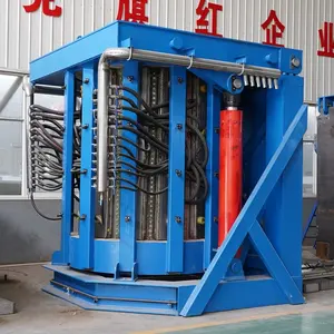 15 Ton Capacity Steel Rebar Tmt Production Line Iron Melting induction furnace