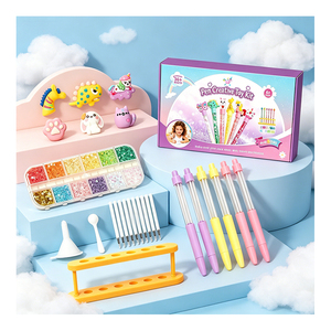 Premium Magic Sand <b>Pen</b> Making Kit <b>Colorful</b> Sequins Beads Refill Ink Tubes School Supplies Gift Box For Students - Product Image 1