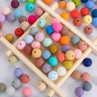 Nuevos productos 2023 único bebé masticable silicona diente Focal mordedor Bpa joyería al por mayor cuentas no tóxicas