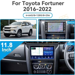 Bán buôn 11.6inch IPS màn hình GPS navigation xe đa phương tiện DVD Player với Carplay kết nối USB cho 2016-2022 Toyota Fortuner - Product Image 2