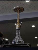 Meilleure Vente Narguilé en Bois Premium en Acier Inoxydable Coloré Wooka Chicha Narguilé Complet avec Un Connecteur de Tuyau Narguilé en Bois