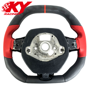 Volante personalizado de fibra de carbono mate para Lamborghini Huracan EVO STO Tecnica Urus LP610-4 LP580-2 Spyder Coupe 2014-2024 - Product Image 3