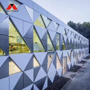 Alumtimes bâtiment façades moderne <span class=keywords><strong>Audi</strong></span> feuille 3D mur pour système de revêtement métal perforé pour panneau unique en aluminium résidentiel - Product Image 1