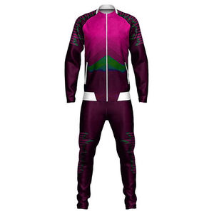 Sublimation Survêtement Homme Adulte Hiver 100% Coton Polaire Couleur Jaune et Bleu Taille Élastique Plus Size - Product Image 6