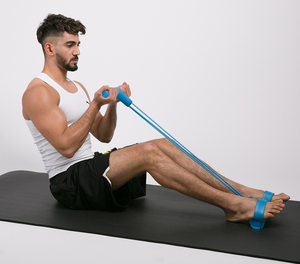 Yoga à domicile bandes de résistance élastiques exercice Sit-up tirer corde pied pédale cheville extracteurs exercice à domicile - Product Image 6