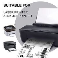 Etiquetas de Envío de 8.5x5.5 Pulgadas, Compatibles con Impresoras Láser e Inyección de Tinta, 200 Etiquetas Autoadhesivas para Correo