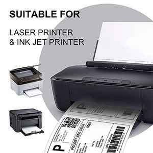 Etiquetas de Envío de 8.5x5.5 Pulgadas, Compatibles con Impresoras Láser e Inyección de Tinta, 200 Etiquetas Autoadhesivas para Correo - Product Image 6