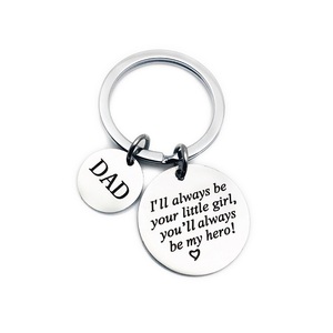 Bijoux pour la fête des pères, <span class=keywords><strong>porte</strong></span>-clés en acier inoxydable pour <span class=keywords><strong>papa</strong></span>, <span class=keywords><strong>porte</strong></span>-clés de voiture personnalisé pour <span class=keywords><strong>papa</strong></span>, argent noir, <span class=keywords><strong>porte</strong></span>-clés « Je t'aime », vente en gros - Product Image 6