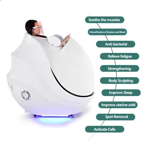 Slimming Spa Capsule Supplier Of Sauna Spa Capsule With Colored Light Therapy For Infrared Ozone Sauna Spa Capsule