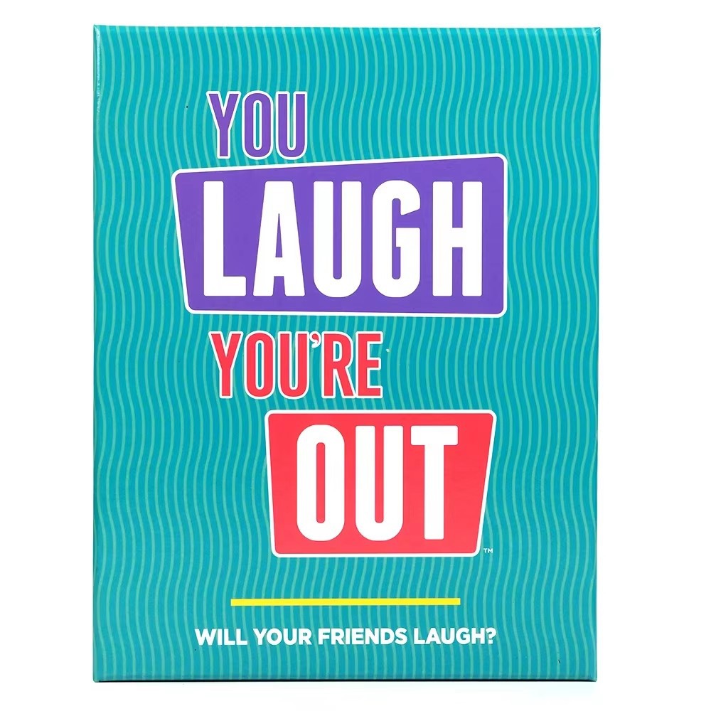 Go outside if you're laughing.
