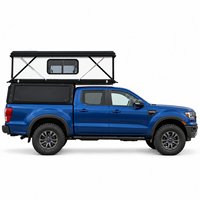 Hiperlion Ram 2500, camping-car pour camion à benne longue de 8 pieds, panneau sandwich en fibre de verre isolé, coque rigide, quatre saisons, imperméable, durable