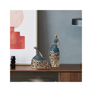 Accessoires <span class=keywords><strong>de</strong></span> décoration pour filles <span class=keywords><strong>danseuses</strong></span> <span class=keywords><strong>modernes</strong></span> en céramique <span class=keywords><strong>de</strong></span> luxe Articles d'ameublement en gros pour décorations <span class=keywords><strong>de</strong></span> maison <span class=keywords><strong>de</strong></span> luxe - Product Image 3