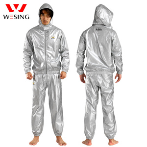 Wesing 2 Pièce Personnalisé Costume Professionnel De Boxe Gym Sport Mens Fitness Sweat <span class=keywords><strong>Sauna</strong></span> Costume - Product Image 5