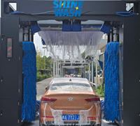 Système de lavage de voitures automatique intelligent à 360° avec portique de lavage personnalisé de 2,8 m de hauteur et système de recyclage de l'eau