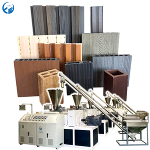 2025 fullwin WPC tái chế gỗ PE PP PVC Composite hồ sơ nhựa đùn dòng WPC co-đùn decking Máy làm - Product Image 1
