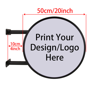 Outdoor Led Advertising Round <strong>Light</strong> <strong>Box</strong> Illuminated Lightbox Double Sided Frame 3d Led Advertising <strong>Light</strong> <strong>Box</strong> for Shop Signage - Product Image 6