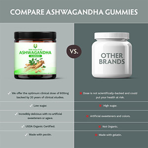 Gomitas de Ashwagandha de marca personalizada con suplemento herbal de fruta Amla, mejora la calidad del sueño para gomitas Ashwagandha - Product Image 6