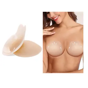 Nipple Covers Ultra Thin Push Up Silicon Adhesive Stick On Nipple Covers  Breast Lift Round