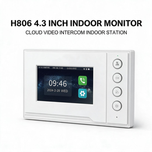 H806 Moniteur intérieur Linux 4,3 pouces avec interphone vidéo Cloud et application Daguanjia pour le contrôle d'accès des immeubles résidentiels - Product Image 1