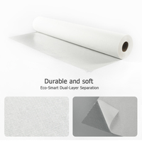 Échantillon gratuit galets de papier gaufrage + PE étanche médical canapé Table papier perforé examen drap de lit rouleau pour l'hôpital