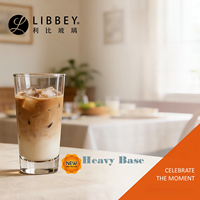 Verres à bière Libbey Factory en promotion, logo personnalisé, 12oz, 14oz, 16oz, mugs à bière en verre, vente en gros de verres à boire