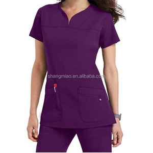 Conjuntos de Uniformes Médicos Reutilizables, Elásticos y Transpirables, <span class=keywords><strong>Tela</strong></span> Tejida con Spandex, Tipo Uniforme Quirúrgico Unisex - Product Image 5