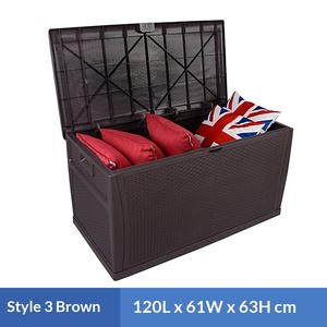 Boîte <span class=keywords><strong>de</strong></span> rangement extérieure Hikeon en PP, pliable, verrouillable, étanche, design moderne, multifonctionnelle, pour <span class=keywords><strong>jardin</strong></span>, balcon - Product Image 5