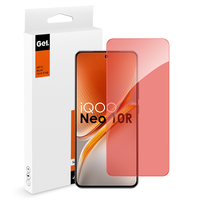 Film protecteur d'écran en verre trempé pour téléphone portable 9H anti-rayures à lumière rouge pour Vivo IQOO NEO8 9 9S 10R PRO PLUS