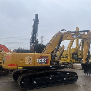 Nouvel Arrivage : Excavatrice SANY SY215C de 21 tonnes, Machine sur Chenilles Chinoise Originale d'Occasion, SY 215, Moteur et Boîte de Vitesses d'Origine, Vente Chaude - Product Image 2