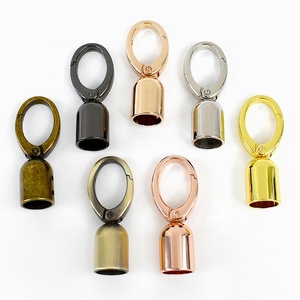 Meetee KY524 15mm Bag <strong>Hardware</strong> Accessories Zinc Alloy Bag Hanger Bell Dog Hook Buckle <strong>Handbag</strong> Strap Connective Buckle Stop Hook - Product Image 1