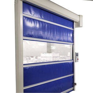 <span class=keywords><strong>Porte</strong></span> à enroulement rapide en <span class=keywords><strong>PVC</strong></span> haute vitesse avec fenêtre de vision transparente, <span class=keywords><strong>porte</strong></span> à action rapide, <span class=keywords><strong>porte</strong></span> à enroulement automatique industrielle - Product Image 4