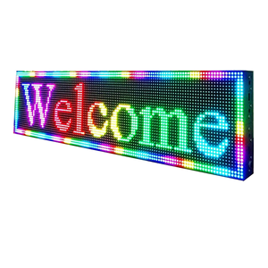 Écran LED extérieur IP65 P10 programmable couleur pleine pour affichage <span class=keywords><strong>de</strong></span> messages textuels – Signalétique numérique moderne pour magasins <span class=keywords><strong>de</strong></span> détail et agences - Product Image 4