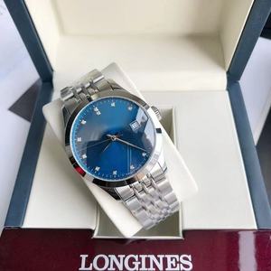 Montre mécanique automatique de luxe pour hommes, boîtier en acier inoxydable, cadran en cristal saphir, bracelet en cuir de vache, résistant à l'eau jusqu'à 20m - Product Image 2