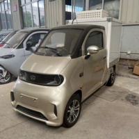 Camion de livraison, fourgonnette électrique à 4 roues, monoplace, pour le transport de denrées alimentaires, avec compartiment frigorifique, homologué CEE, personnalisable
