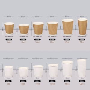 Gobelet à café en papier ondulé à double paroi, écologique, jetable, personnalisé Wn03, pour boissons chaudes - Product Image 4