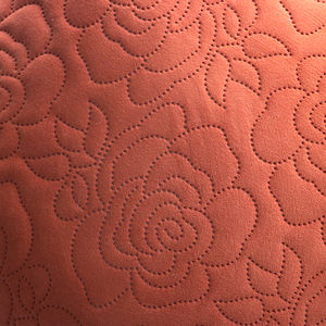 S16F60定制图案沙发天鹅绒超声波绗缝针织丝绒面料圆点垫和枕头 - Product Image 2